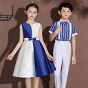 キッズ ドレス 女の子ワンピース 男の子セットアップ 子供用 キッズ 可愛い 姫様 ダンス衣装 演出 舞台服 文化祭 学園祭 キッズダンス衣装 子供写真撮影 コ...