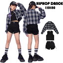 ダンス衣装 キッズ 子供服 JAZZ 女の子 チアガール セットアップ 演出 舞台服 ステージ衣装 hiphop チェック柄 ダンス衣装 パンツセット 黒系 チアダンス 子供服 学生 ダンス発表会 ガールズ キッズダンス イベント 110-180cm