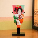羽子板 豆羽子板 浅妻 迎春準備 初節句 雛人形 ひな人形 押し絵羽子板 ひな祭り おひな様 海外おみやげ 京都老舗 龍虎堂 リュウコドウちりめん細工