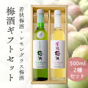 【新発売】 梅酒 母の日 プレゼント お酒 ギフト 手土産 無添加 【若狭梅酒・レモングラス梅酒セット 500ml×2 】飲み比べ うめ 紅映梅 べにさし梅使用 希少種 レモングラス ハーブ酒 ハーブ おしゃれ かわいい 御祝い 内祝 長寿祝い 誕生日 お土産 夏 お中元 若狭三方