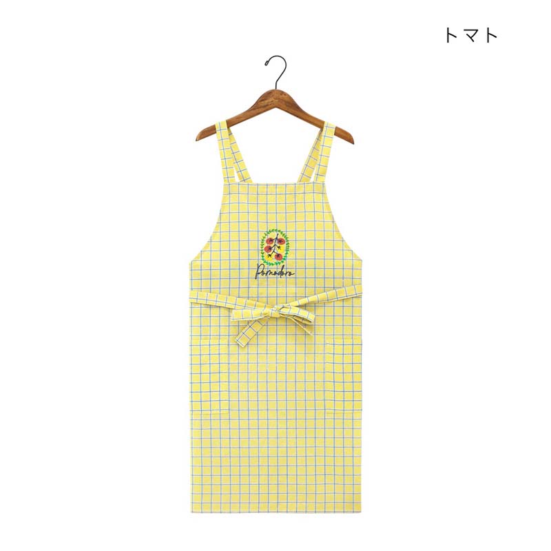 楽天市場】レモン柄 エプロン（カラーイエロー）（キッチン用品・食器