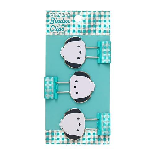 サンリオ(SANRIO) ダブルクリップ 3個セット ポチャッコ ABS・スチール 615510 送料無料