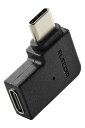 エレコム Type-C アダプタ L字 横向き USB-C to C 変換コネクタ USB3.2(Gen2) 10Gbps 60w ブラ 送料無料(2)