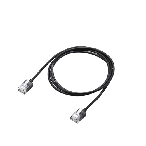 エレコム LANケーブル CAT6A 1m スーパースリム ブラック ECLD-GPASSBK1 送料無料