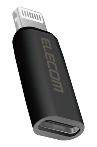 エレコム USB Type-C to Lightning 変換アダプタ 60W USB PD対応 【MFi正規認証品】 ブラック MPA 送料無料 エレコム USB Type-C to Lightning 変換アダプタ 60W USB PD対応 【MFi正規認証品】 ブラック MPA 送料無料