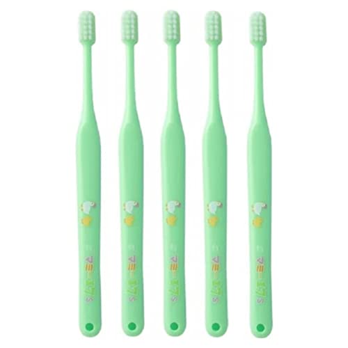 【子ども用歯ブラシ】歯科専用 オーラルケア 【25本セット】マミー17M (ミディアム) グリーン 送料無料