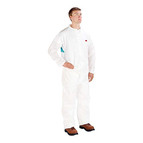 実用的ホワイト/2XL/7000034764・Size:2XL・パッケージ個数:1・EN規格タイプ5 6適合品・EN規格静電気防護適合品・ファスナーは、つまみが2個あり上下どちらからでも開閉できます。・足首の部分にゴムひもを縫込み危険物の侵入を防ぎます。・腰の部分にゴムひもを縫込み防護服のダブつきを抑え、動きの妨げを軽減します。高い通気性をもち、快適性に優れる、SMMMS構造の防護服 目付43g/m2と軽量でしなやかな着心地