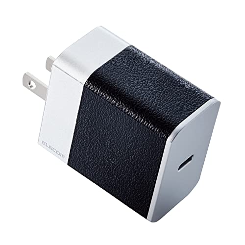 1)充電器ブラック/1)単体/EC-AC28BK・Size:1)単体Style:1)充電器・パッケージ個数:1・シンプルかつ高級感のあるデザインのStylxyシリーズ。革シボとシルバーでシックに仕上げたUSB AC充電器です。・USB Power Deliveryに対応したUSB Type-C(TM)(USB-C(TM))ポートを搭載し、対応するスマートフォン、タブレットなどを超高速充電できます。・小さく軽量なので外出や出張などの際の持ち運びに便利です。・USB Power Delivery(パワーデリバリー)とは、アダプターと接続機器間で情報をやり取りすることで、その機器間における適した電力を選択し、高速充電を実現するUSB規格です。・※本製品の最大出力は20Wです。【 仕様 】 ■対応機種:USB Type-C(TM)(USB-C(TM))ポートからUSB Power Delivery 3.0(20W)の規格内で充電が可能な端末。 ■コネクタ形状:USB Type-C(TM)(USB-C(TM))ポート×1 ■定格入力電圧:AC100-240V 50/60Hz ■定格入力電流:0.7A ■定格出力電力:20W ■定格出力電圧:5V/9V ■定格出力電流:5V時3A / 9V時2.22A ■外形寸法:幅約51mm×厚み約29mm×高さ約45mm ■重量:約66g ■カラー:ブラック ■使用可能地域:日本 ■期間:1年間 ■コンセントプラグ仕様:90度スイング構造 ■使用温度範囲:0℃~40℃ ■法令:◇PSE 特定電気用品 ■その他:※USB Type-C and USB-C are trademarks of USB Implementers Forum 【 説明 】 ■シンプルかつ高級感のあるデザインのStylxyシリーズ。革シボとシルバーでシックに仕上げたUSB AC充電器です。 ■USB Power Deliveryに対応したUSB Type-C(TM)(USB-C(TM))ポートを搭載し、対応するスマートフォン、タブレットなどを超高速充電できます。 ■小さく軽量なので外出や出張などの際の持ち運びに便利です。 ■USB Power Delivery(パワーデリバリー)とは、アダプターと接続機器間で情報をやり取りすることで、その機器間における適した電力を選択し、高速充電を実現するUSB規格です。 ■※本製品の最大出力は20Wです。 ■本製品はUSB-IFのテストと同等のテストを弊社独自で実施しています。USB Power Delivery対応製品にご使用いただけます。 ■スマートフォン等に付属もしくは対応する充電用USBケーブルを使用して充電可能です。 ■未使用時は電源プラグを折りたたんで充電器本体に収納可能です。スッキリとコンパクトに収納できるので、持ち運びにも便利です。 ■耐トラッキング性の要求事項(PSE:電気用品安全法)を満たしたコンセントプラグを採用しています。 ■※本製品にケーブルは同梱しておりません。別途MFi認証品のUSB Type-C(TM)(USB-C(TM)) to LightningケーブルやエレコムのUSB規格認証USB Type-C(TM)(USB-C(TM)) to USB Type-C(TM)(USB-C(TM))ケーブル等をご用意ください。 ■※端末本体や充電器が濡れた状態で充電すると、異常な発熱・焼損の原因となり大変危険ですのでおやめください。 ■※USB Type-C(TM) and USB-C are trademarks of USB Implementers Forum ■自社環境認定基準を1つ以上満たし、『THINK ECOLOGY』マークを表示した製品です。 ■廃棄物削減に取り組み、製品に同梱する取扱説明書等をペーパーレス化した製品です。 ■環境保全に取り組み、製品の包装容器におけるプラスチック重量を、社内基準製品より20%以上削減した製品です。 【商品に関するお問い合わせ】 エレコム総合インフォメーションセンター TEL. 0570-084-465 FAX. 0570-050-012 受付時間 / 10:00~19:00 年中無休