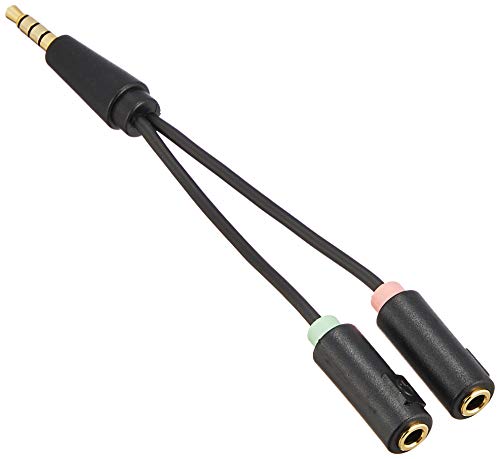 3極メス×2-4極オスブラック/Pack of 1/AV-35AD02BK・Size:Pack of 1Style:3極メス×2-4極オス・パッケージ個数:1・φ3.5mmミニプラグ×2(マイク入力端子・イヤホン端子)を搭載したヘッドセットを、スマートフォンやタブレットPCのφ3.5mm4極ミニプラグに接続できる変換ケーブルです。・※ヘッドセット/ヘッドホンマイクの通話/終話ボタンやミュートボタンは使用する機器によって動作が異なるため、サポートしていません。・対応機種：Φ3.5mm4極ミニジャックを搭載したスマートフォン及びタブレットPC・長さ：約0.05m・対応機種：Φ3.5mm4極ミニジャックを搭載したスマートフォン及びタブレットPCφ3.5mmミニプラグ×2(マイク入力端子・イヤホン端子)を搭載したヘッドセットを、スマートフォンやタブレットPCのφ3.5mm4極ミニプラグに接続できる変換ケーブルです。