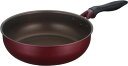 サーモス デュラブルシリーズ 炒め鍋 26cm レッド IH対応 KFH-026D R 送料無料