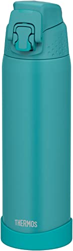 ターコイズ/720 ml/FJR-720 TQS・Color:ターコイズSize:720 ml・パッケージ個数:1・衝撃に強いソコカバー付きのスポーツボトル。ヨガやジムでのトレーニング、スポーツ時の水分補給に。・サイズ(約):幅7.5×奥行8×高さ26cm、本体重量(約):0.3kg、容量:720ml・保冷効力:9℃以下(6時間)※保冷専用・原産国:マレーシア・素材・材質:内びん:ステンレス鋼 / 胴部:ステンレス鋼(アクリル樹脂塗装) / フタ・キャップ本体:ポリプロピレン / フタパッキン:シリコーンゴム / シールパッキン:シリコーンゴム / ソコカバー:シリコーンゴム●衝撃に強いソコカバー付きのスポーツボトル。ヨガやジムでのトレーニング、スポーツ時の水分補給に ●ステンレス製魔法びん構造だから高い保冷力 (保冷専用) ●操作しやすい大きなロックリング。ワンタッチ・オープンでそのまま飲める ●丸洗いOK (※本体は水中に放置しないこと) ●スポーツ飲料OK