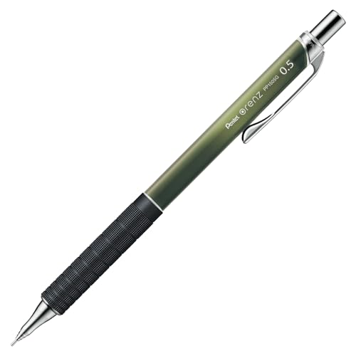 乐天商城 - ぺんてる シャープペン オレンズ メタルグリップ 限定 0.5mm オリーブグリーン XPP1505G2-L3 送料無料