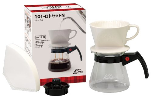 カリタ Kalita 雑味が出る前においしさだけを引き出す速い抽出速度の3つ穴 コーヒー ドリップセット ドリッパーセット 保温性が高い 送料無料