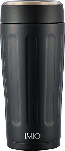 和平フレイズ 水筒 タンブラー 360ml ブラック 真空断熱ボトル 保温 保冷 マイボトル 大人 蓋付き IM-0002 送料無料