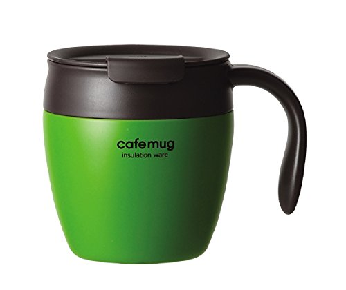 樂天商城 - パール金属 マグカップ グラスグリーン 330ml 真空蓋付 カフェマグアンティーク HB-4034 送料無料