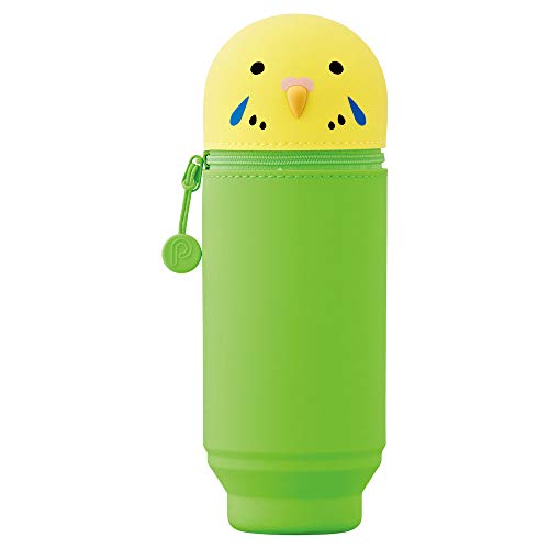 乐天商城 - リヒトラブ スタンド ペンケース BIG プニラボ セキセイインコ A7714-9 送料無料