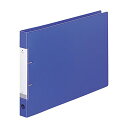 リヒトラブ D型 リングファイル A3E 2穴 青 G2228-8 送料無料
