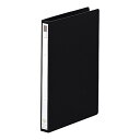 リヒトラブ リングファイル B5 2穴 黒 10冊入 F862-11_10 送料無料