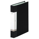 リヒトラブ ファイル クリヤーブック A4 60ポケット 黒 G3203-24 送料無料