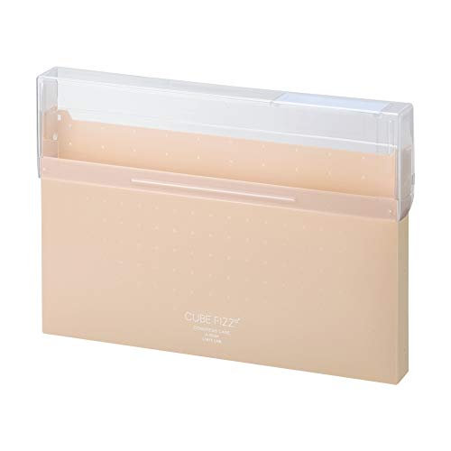 乐天商城 - リヒトラブ 書類 ファイルケース コングレスケース A4 CUBE FIZZ ベージュ 不透明 A6024-16 送料無料