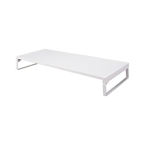 リヒトラブ パソコン台 モニター台 机上台 ゲーミング 幅59×奥行25×高さ8cm ロー 耐荷重15kg 白 A7332-0 送料無料