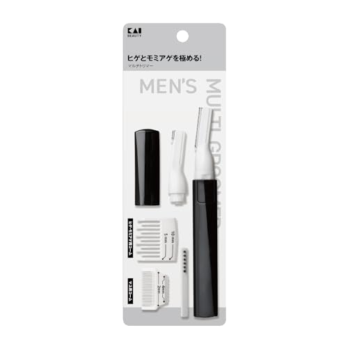 貝印 KAI 眉毛 トリマー マルチ ヒゲ もみあげ 電動 フェイス KQ1841 送料無料