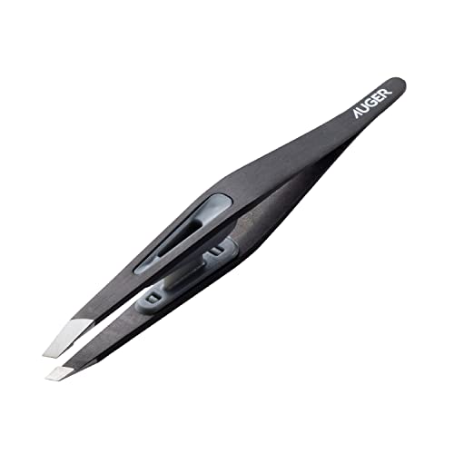 貝印(Kai Corporation) AUGER 毛抜き(AUGER (オーガー) 先斜 眉毛 まゆげ ムダ毛 ピンセット メンズ 身 送料無料