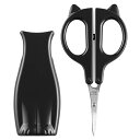 貝印 KAI ねこのオシャレハサミ カーブ刃 薄刃 眉毛 ハサミ ムダ毛 日本製 HC2201 送料無料|詳細画像