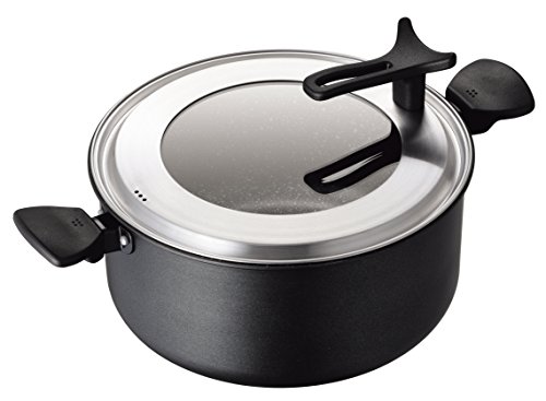 貝印 KAI 軽い 軽量 両手鍋 28cm ガス火 IH対応 蓋付き PFOA PFOS フリー KHS DW5647 送料無料