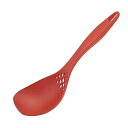 貝印 KAI 卓上 鍋 取り分けに便利な 汁もきれる スプーン 食洗機 対応 KAI KITCHEN レッド 日本製 DH8161 送料無料