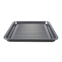 アイメディア グリルトレー ワイドサイズ グリルプレート 魚焼き器 魚焼きグリル 調理トレー 合金鋼 シルバー 長方形 トースター ダイ 送料無料