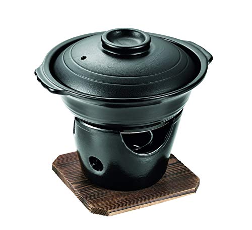 パール金属 鍋 寄せ鍋 コンロ付 セット 陶器製 和ごころ懐石 HB-5219 送料無料