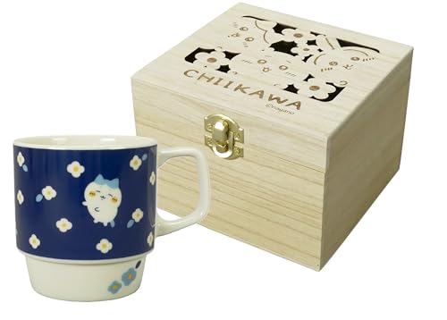 ちいかわ 公式ライセンス ハチワレ マグカップ 木製ギフト箱入 大きめ 340ml