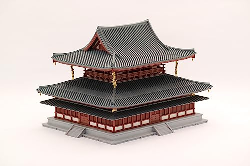 伝統的6色/小型/建-3・組み立て、塗装が必要なプラスチックモデルキット。別途、工具、塗料等が必要。商品紹介 重層入母屋造りで寺の本尊である釈迦三尊像がまつられています。 キットは6色カラーモデルです。 全高177mm ※この商品は日本製です。 ※この商品は、組み立てが必要なプラスチックモデルキットです。 安全警告 なし