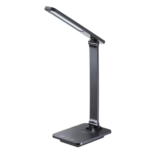 ミニマリストブラック/-/LED-DESK1BK・パッケージ個数:1・コンセントのない場所でも使える充電式LEDデスクライトです。・普段はUSB電源でデスクで使用し、電源ケーブルを抜いてリビングやベッドサイドなど、さまざまなシーンで利用できます。・満充電の場合最大15時間点灯できます。（最低輝度の場合、理論値）・3段階に調色ができ、各色で無段階に明るさが調節できます。・細かい角度調整ができ、照らしたい場所に確実に光を届けることができます。●コンセントのない場所でも使える充電式LEDデスクライトです。 ●普段はUSB電源でデスクで使用し、電源ケーブルを抜いてリビングやベッドサイドなど、さまざまなシーンで利用できます。 ●満充電の場合最大15時間点灯できます。（最低輝度の場合、理論値） ●3段階に調色ができ、各色で無段階に明るさが調節できます。 ●細かい角度調整ができ、照らしたい場所に確実に光を届けることができます。 ●デスクライトの台座部分には、スマートフォンなど充電に便利な出力1AのUSBポート付きです。 ●約30分で消灯するタイマー機能内蔵で、消し忘れを防ぎます。 ■光源：SAMSUNG 製LED ■コネクタ：USB Type-C（LEDデスクライト充電用） USB A（スマートフォン充電用） ■サイズ：W171×D125×H339mm ■重量：約720g ■色温度：3000K、4000K、6200K ■光束： 3000K/約180ルーメン 4000K/約330ルーメン 6200K/約180ルーメン ■照度：1000Lux ■調光：無段階 ■LED数：30粒（暖色LED15灯、白色LED15灯） ■LED寿命：30000時間 ※使用頻度により寿命も異なります。 ■電源：リチウムイオンバッテリー ■バッテリー容量：1800mAh ■充電時間：約5時間 ■連続使用時間： 最大輝度/2時間 最低輝度/15時間 ■消費電力：5W ■定格出力：5V/1A ■ケーブル長：約1m ■使用温度範囲：-5℃〜45℃ ■セット内容：充電ケーブル