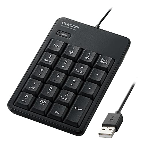 エレコム テンキー 有線 静音設計 抗菌 Windows/Chrome OS/macOS対応 ブラック TK-TCM021SKBK 送料無料 エレコム テンキー 有線 静音設計 抗菌 Windows/Chrome OS/macOS対応 ブラック TK-TCM021SKBK 送料無料