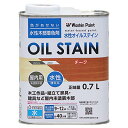 和信ペイント 水性オイルステイン 木目鮮明・微臭・安全 チーク 0.7L 送料無料