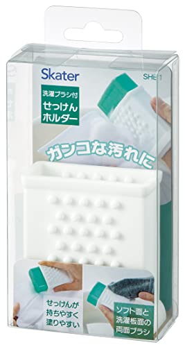スケーター(Skater) シリコン 洗濯 石けんケース 洗濯ブラシ付き SHB1-A 送料無料