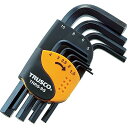 TRUSCO(トラスコ) 六角棒レンチセット ショートタイプ 9本組 TRRS-9S 黒 送料無料
