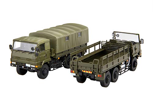 フジミ模型 1/72 ミリタリーシリーズNo.22 陸上自衛隊 3 1/2tトラック (2両セット) プラモデル ML22 送料無料