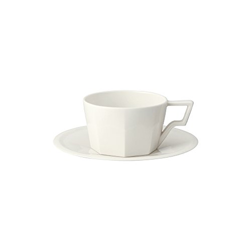 KINTO(キントー) OCT カップ&ソーサー 300ml ホワイト 電子レンジ・食洗機使用可 28885 送料無料