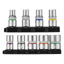 ベッセル(VESSEL) ビットセット 9本組 ソケット H5H5.5H6H7H8H10H12H13H14×25mm TD-BS16 送料無料
