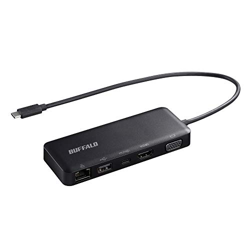 Хåե BUFFALO USB Type-C³ 5-in-1 ɥå󥰥ơ LUD-U3-CGD/N PowerDel ...