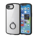 エレコム iPhone 16e ケース 背面クリア 透明 耐衝撃 衝撃吸収 軽量 薄型 スタンド機能 レンズ保護 ストラップホール付き 送料無料