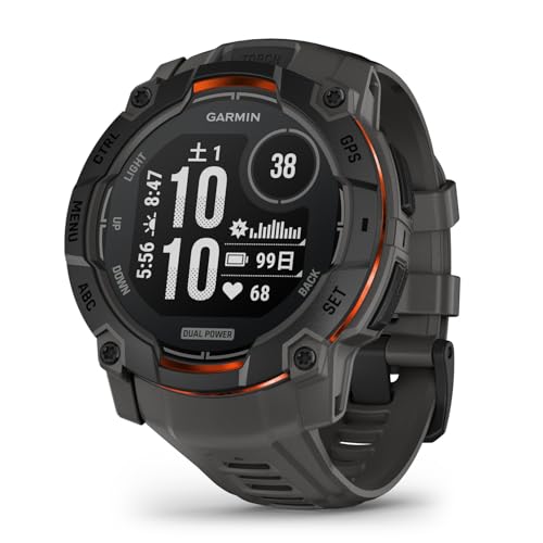 ガーミン(GARMIN) Instinct 3 50mmサイズ Dual Power Black Bezel with Charcoal 送料無料 ガーミン(GARMIN) Instinct 3 50mmサイズ Dual Power Black Bezel with Charcoal 送料無料