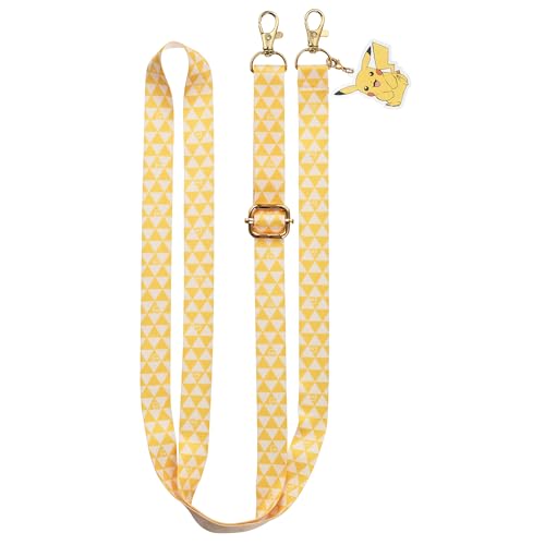 ピカチュウ-/-/ISB-PM31・Style:ピカチュウ・パッケージ個数:1・ポケモン和柄デザインの平紐ショルダーストラップが登場！可愛いポケモンキャラクターのアクリルチャーム付きです。・便利な長さ調整パーツ付、ショルダーのフックは2個付...