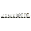 トネ(TONE) ソケットセット(6角・ホルダー付) HS410 差込角12.7mm(1/2) 内容10点 送料無料