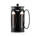 BODUM ボダム コーヒーメーカー コーヒープレス KENYA ケニア フレンチプレス コーヒーメーカー 1000ml ブラック ステ 送料無料