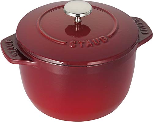 ストウブ(Staub) 「 ラ ココット de GOHAN チェリー S 12cm 」 ご飯鍋 炊飯 1合 鋳物 ホーロー 鍋 炊飯器 送料無料