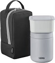 サーモス 真空断熱スープランチセット 400ml ブラックグレー JBY-801 BKGY 送料無料
